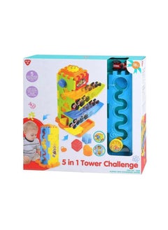 PLAYGO PlayGo 5 IN 1 Tower Challenge | Toddler Toy 