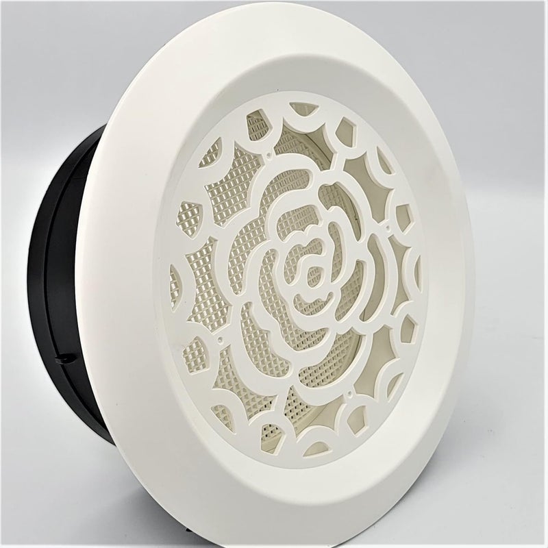Astberg Astberg ABS Fancy Grill 100mm4 Fancy GrillCeiling GrillVentilation Ducting Hose CoverAir Vent ValveCeiling DiffusersVent CapCowl with meshInline duct ventilation system accessories  - Image 3