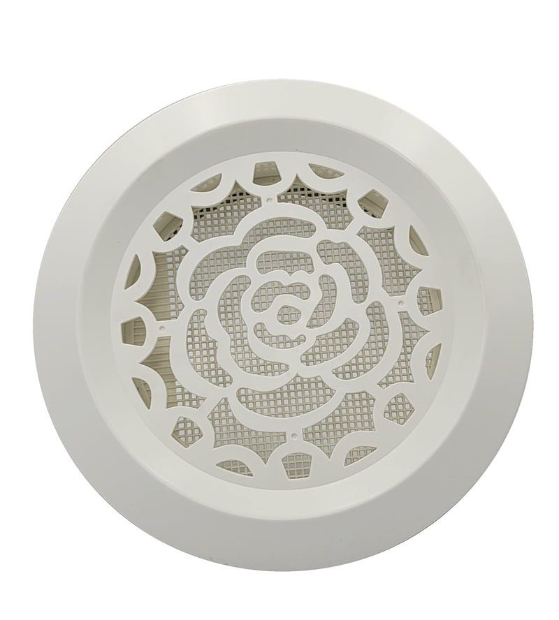 Astberg Astberg ABS Fancy Grill 100mm4 Fancy GrillCeiling GrillVentilation Ducting Hose CoverAir Vent ValveCeiling DiffusersVent CapCowl with meshInline duct ventilation system accessories  - Image 1