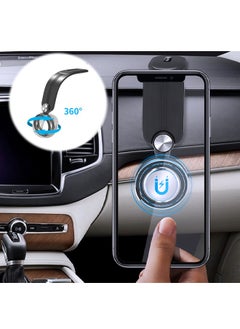 Generic Magnetic Car Mobile Holders Bendable Memory Titanium Phone Holder Car Dash Mount Dashboard Stand Compatible with iPhone 15 Pro Max/iPhone 15 Plus/14/13/12 Series  - Image 1