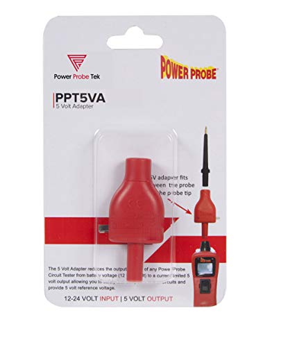 Power Probe 5 volt reference adapter will connect to any Power Probe Tek circuit-tester and limit the voltage to a5-volt reference - Image 4