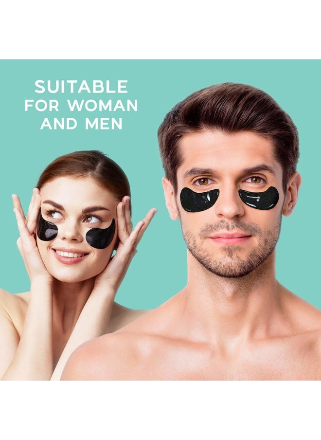 OLROM - Korean Skin Care Depuffing Eye Patches: 60-Pack of Hydrating Under Eye Masks with Collagen & Snail Secretion for Dark Circles & Under Eye Puffiness - Image 1