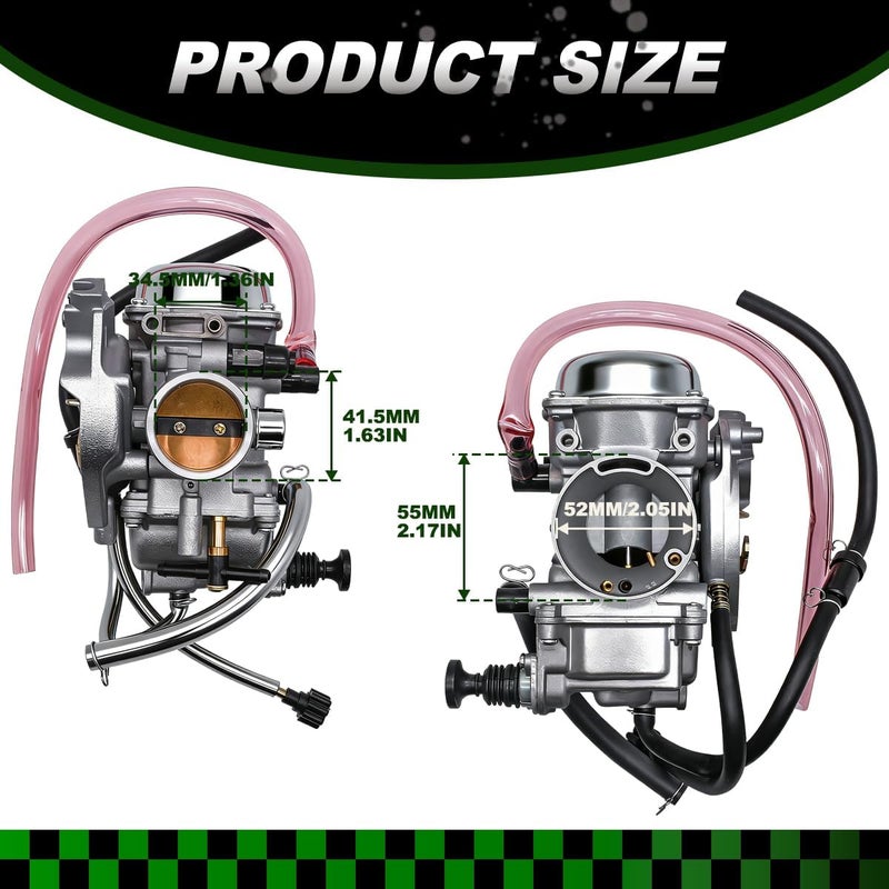 Rebuiman 15003-1446 Carburetor for Kawasaki Prairie 400 KVF400 and Bayou 400 KLF400 - Image 3