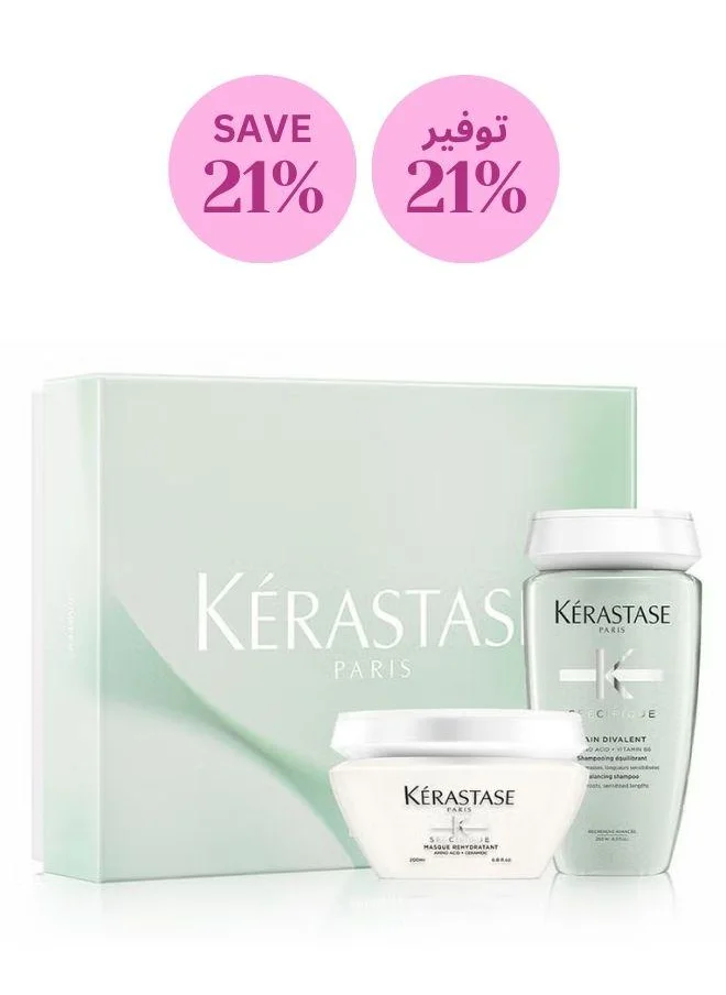 KERASTASE Spécifique Balancing Haircare Duo for Sensitive & Itchy Scalp - Limited Edition gift set, 20% Savings