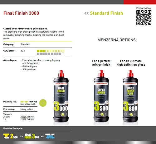 menzerna SF3000 Super Finish 3000, 32 oz. - Image 2