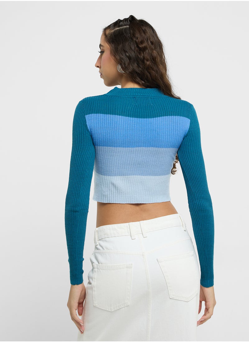 Colorblock Sweater