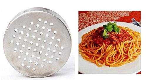 Newcreativetop Stainless Steel Manual Noodles Press Machine Pasta Maker with 5 Noodle Mould - Image 5