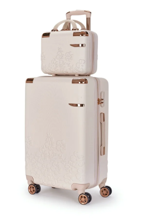 Limra Luggage set 4 pieces travel Bags with a distinctive design from limra Beige