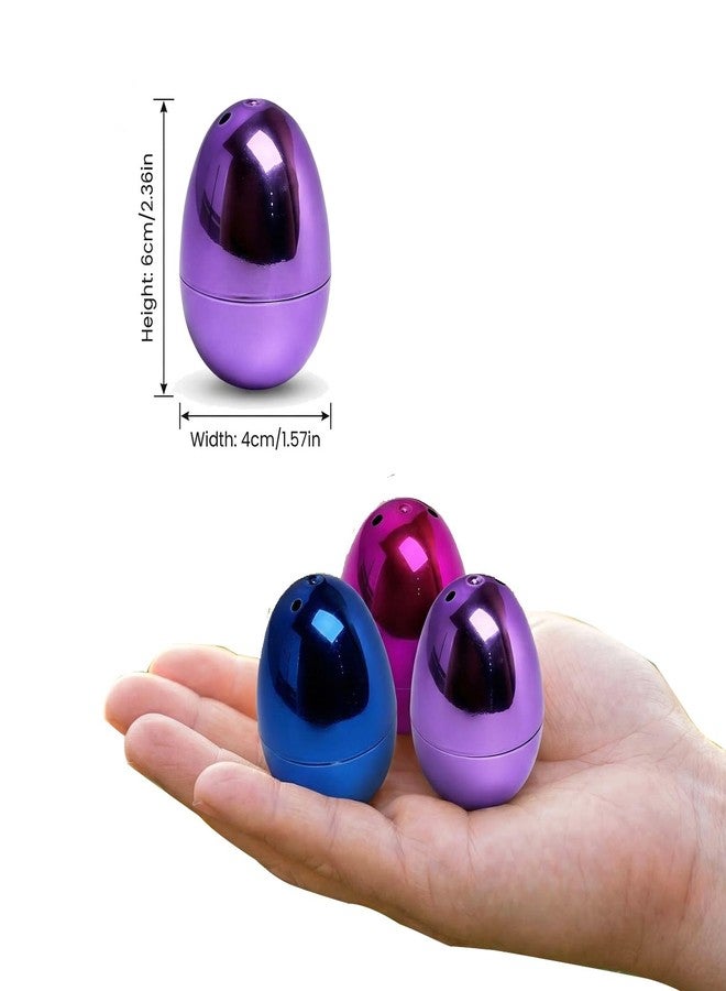 Nyicey 24 Pack Metallic Easter Eggs, Fillable Metallic Empty Eggs for Hunt Party Toys Supply Bulk- 2.3" - Image 3