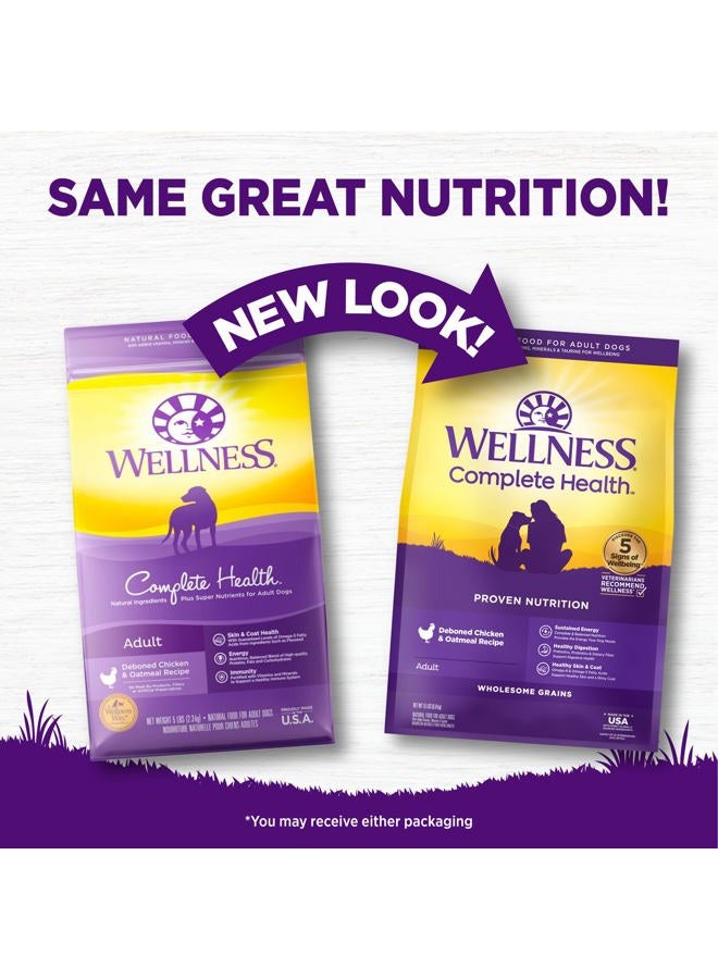 Wellness Complete Health Natural Dry Dog Food, Chicken & Oat - Image 3