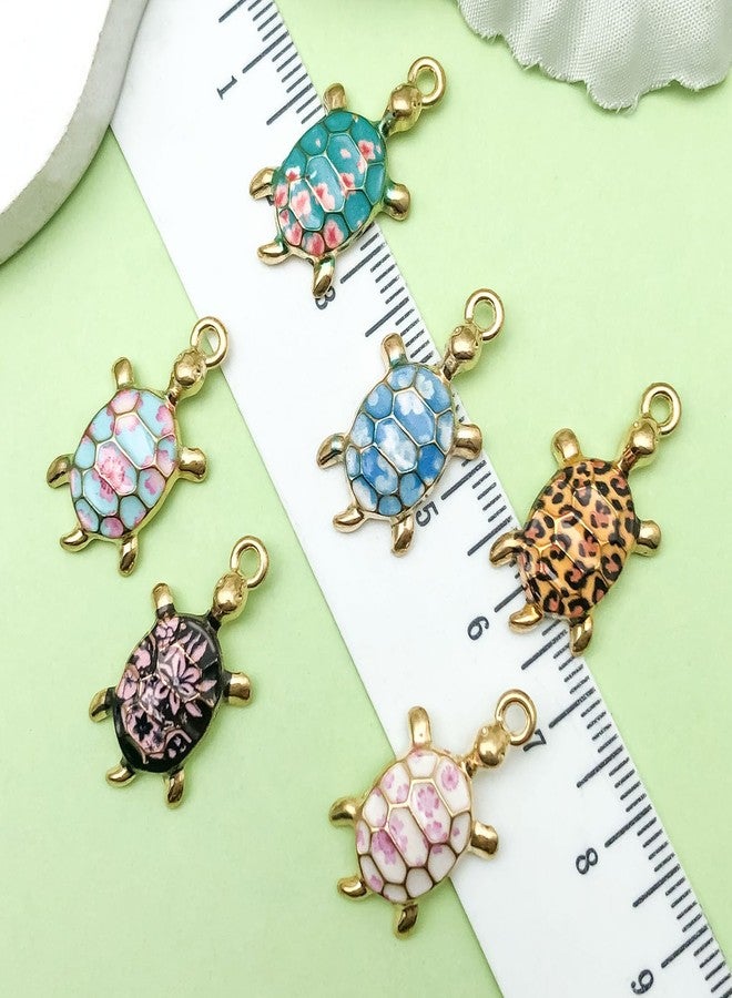 WOCRAFT 30pcs Enamel Sea Ocean Life Turtle Charms for Jewelry Making Bulk Summer Nautical Marine Life Charms Necklace Earrings Bracelet Making DIY Craft (SN943) - Image 4