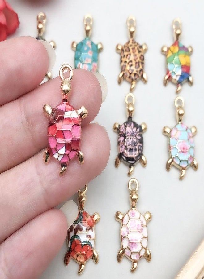 WOCRAFT 30pcs Enamel Sea Ocean Life Turtle Charms for Jewelry Making Bulk Summer Nautical Marine Life Charms Necklace Earrings Bracelet Making DIY Craft (SN943) - Image 5