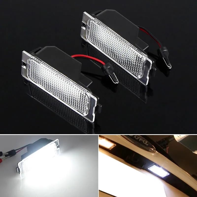 QASULER 2Pcs Error Free License Plate Light for Ford - Image 2