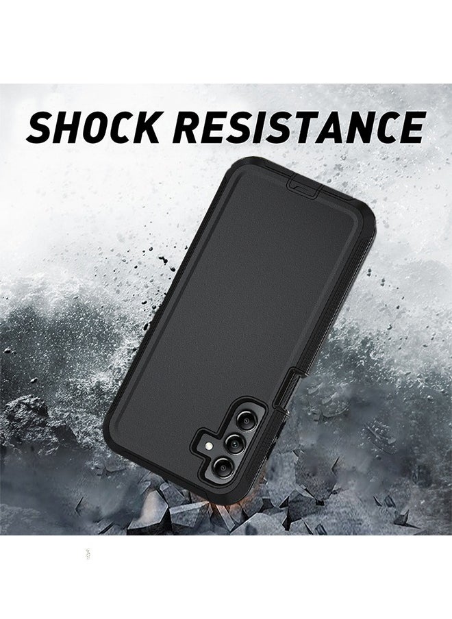 SNBFA Samsung Galaxy A05s 4g Case, Protective Cell Phone Cover, Super Military Grade Duty Hard Shockproof Armor Protector Case Cover Accessory with Belt Clip Holster for Samsung Galaxy A05s 4g, Black  - Image 3