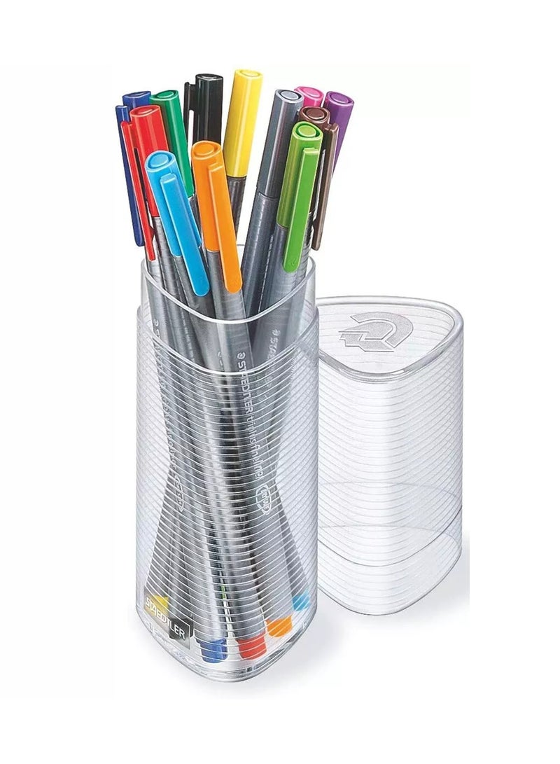 STAEDTLER 12-Piece Triplus Fineliner Superfine 0.3mm Tip Multicolour - Image 2