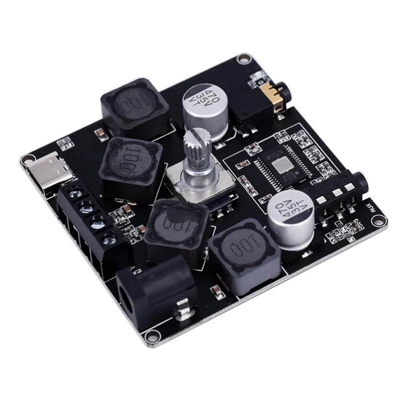 AmiciSound Mini Wireless Plastic Amplifier Bluetooth 5.0, 50W+50W Dual Channel DIY Speaker DC5-27V Audio Amplifier - Image 2