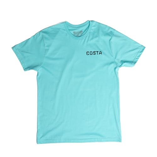 Costa Del Mar Mens Costa Epp Sea Turtle T-Shirt, Heather Blue Lagoon, Large - Image 2