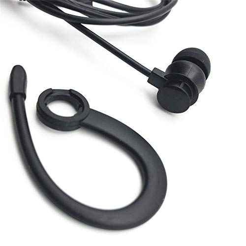 LINHUIPAD Single Side Earphone in-Ear Stereo to Mono Earbuds,3.5mm Plug Ear Hook Earpiece,Compatible Android Smartphones MP3 Players - Image 1