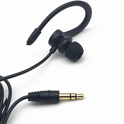 LINHUIPAD Single Side Earphone in-Ear Stereo to Mono Earbuds,3.5mm Plug Ear Hook Earpiece,Compatible Android Smartphones MP3 Players - Image 5