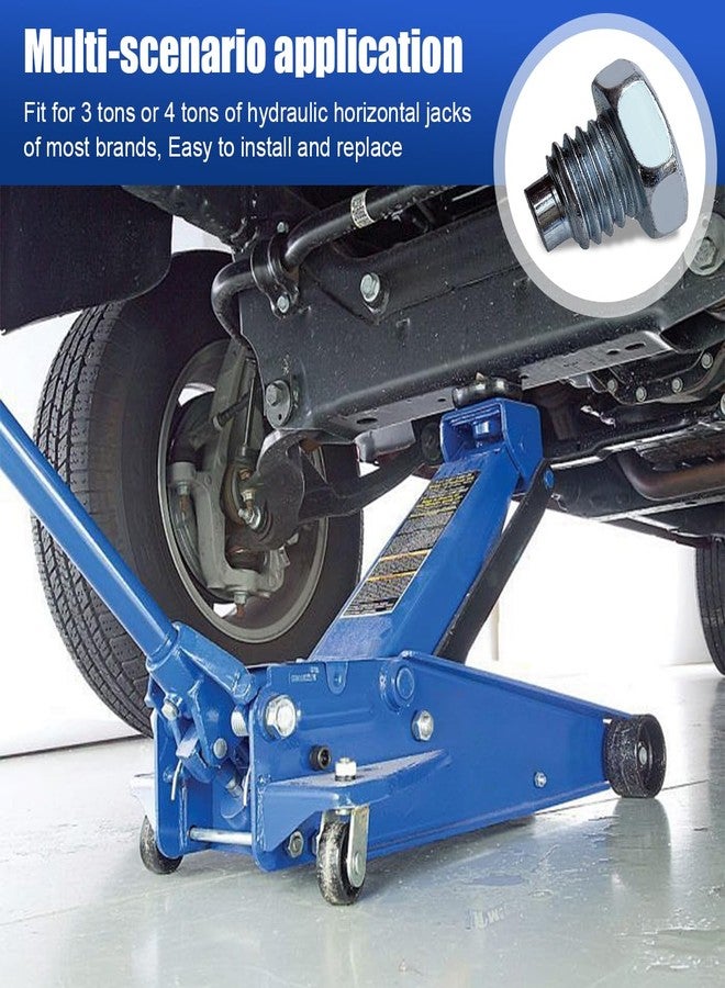 smilfuy Top Handle Pump Floor Jacks, Floor Jack Handle Bolt Replacement, 3 Ton 4 Ton Horizontal Floor Jack Pressure Rod Fixed Screw for Hydraulic Top Handle, Horizontal Car Floor Jack Tiny Spare Parts (2PCS) - Image 4