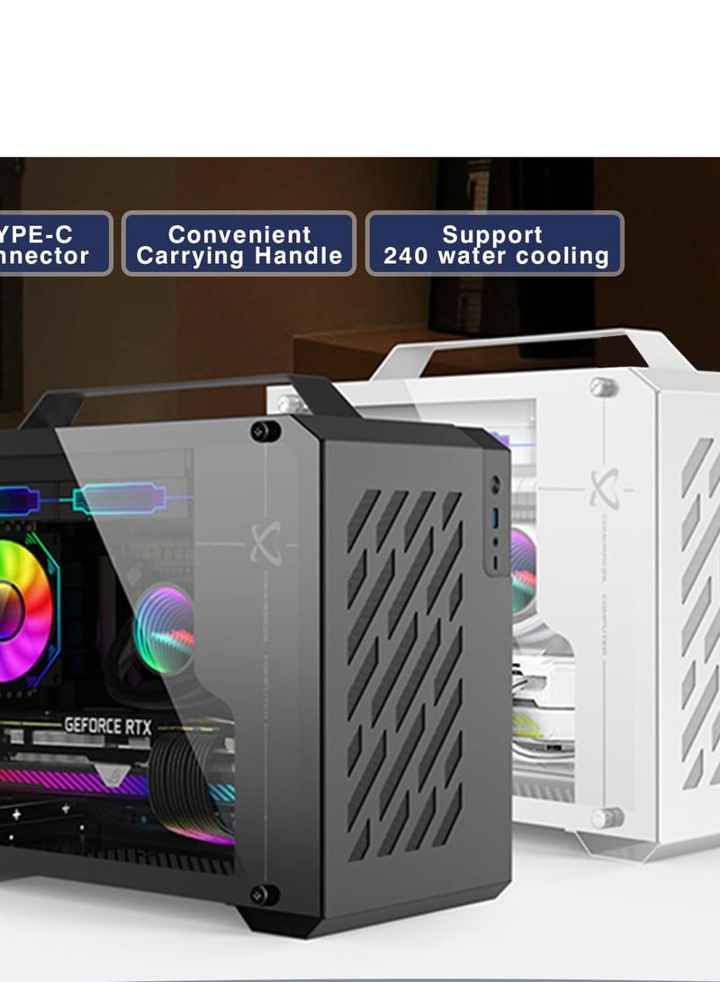 DEEPCOOL CP PORTABLE BUDGET GAMING/WORKSTATION mini PC: CORE I5 12400F | RTX 4060 TI 8GB DDR6 | 1TB NVME SSD/SATA | Windows 11 | WIFI AND BLUETOOTH READY - Image 4