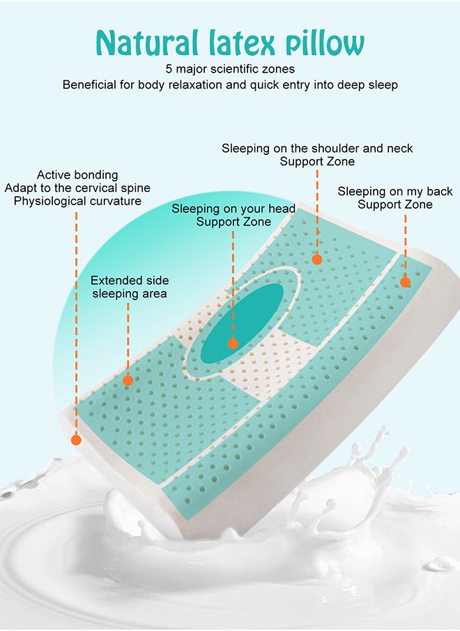 URbazaar - Baby Pillow for Sleeping, Adjustable Baby Memory Foam Pillow for Bed Set, Breathable and Soft Pillows Multifunctional Portable Infant Head Support for Kids Boy Girl, - Image 1