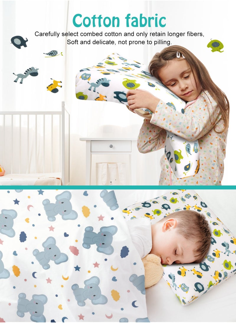 URbazaar - Baby Pillow for Sleeping, Adjustable Baby Memory Foam Pillow for Bed Set, Breathable and Soft Pillows Multifunctional Portable Infant Head Support for Kids Boy Girl, - Image 1