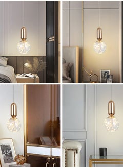 YATAI LIGHTING Chandeliers LED Height Adjustable Pendant Lighting Modern Simplicity Restaurant Bar Ceiling Light Fixture Gypsophila Hanging Lights Used For Study Living Room Bedroom 6W  - Image 2