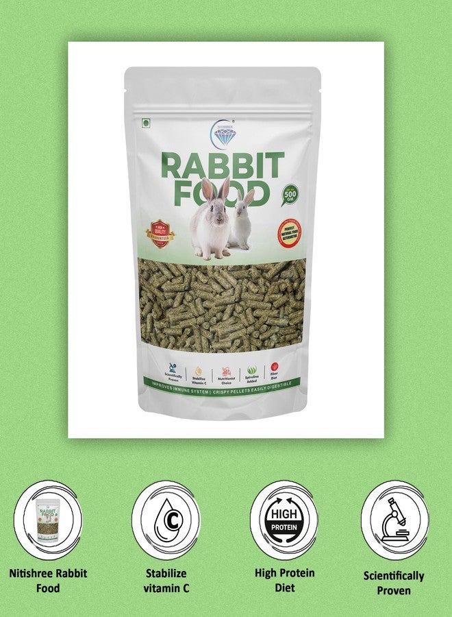 طعام نيتيشري الممتاز للأرانب البالغة على شكل حبيبات، اختيار أخصائيي التغذية (طعام الأرانب 500 غرام) - Image 5
