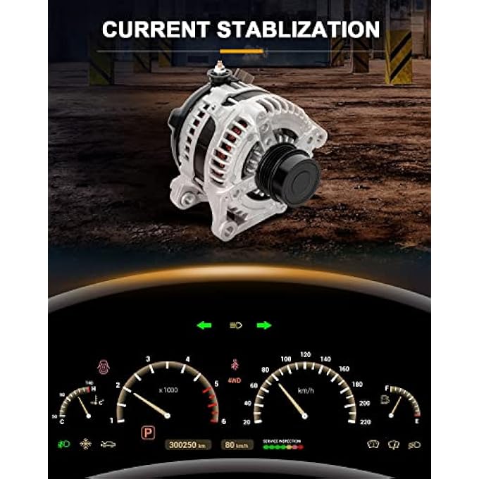 ROADFAR Alternator Fit for 2010-2011 Toyota Camry 11516 104210-2650 270600V060 - Image 3