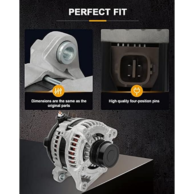 ROADFAR Alternator Fit for 2010-2011 Toyota Camry 11516 104210-2650 270600V060 - Image 5