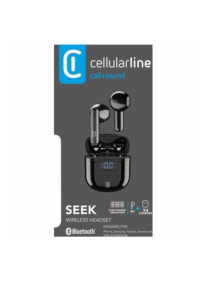 سيلولار لاين سماعة رأس  بلوتوث سيلولرلاين سييك- أسود - Image 1