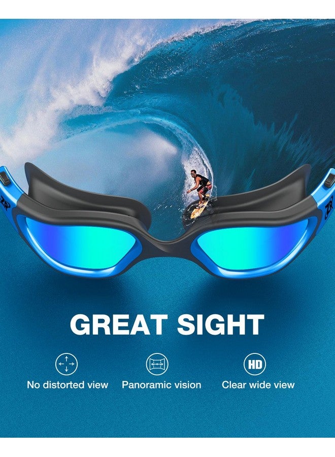 ZIONOR Swim Goggles G1 Max Polarized Antifog Swimming Goggles For Men Women Adult Uv Protection Leakproof Easy Adjustable Strap For Indoor Outdoor Swimming (Polarized + Gold) - Image 4