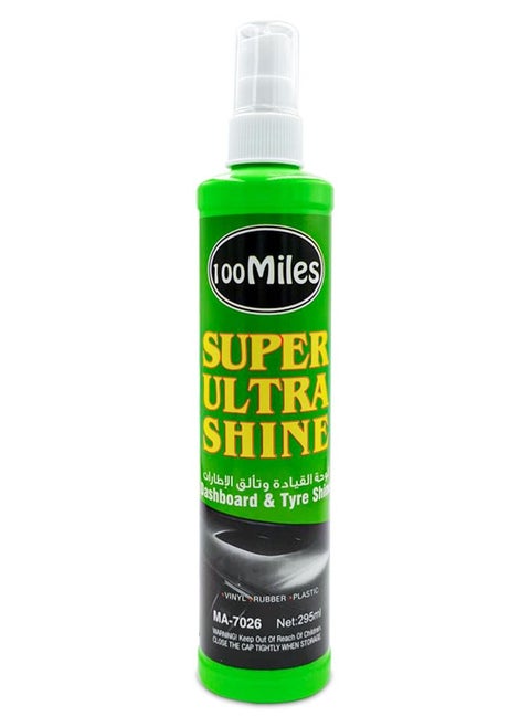 Super Ultra Shine Dashboard & Tiren Shine Polish , 295 ml, Model: MA-7026 100Miles