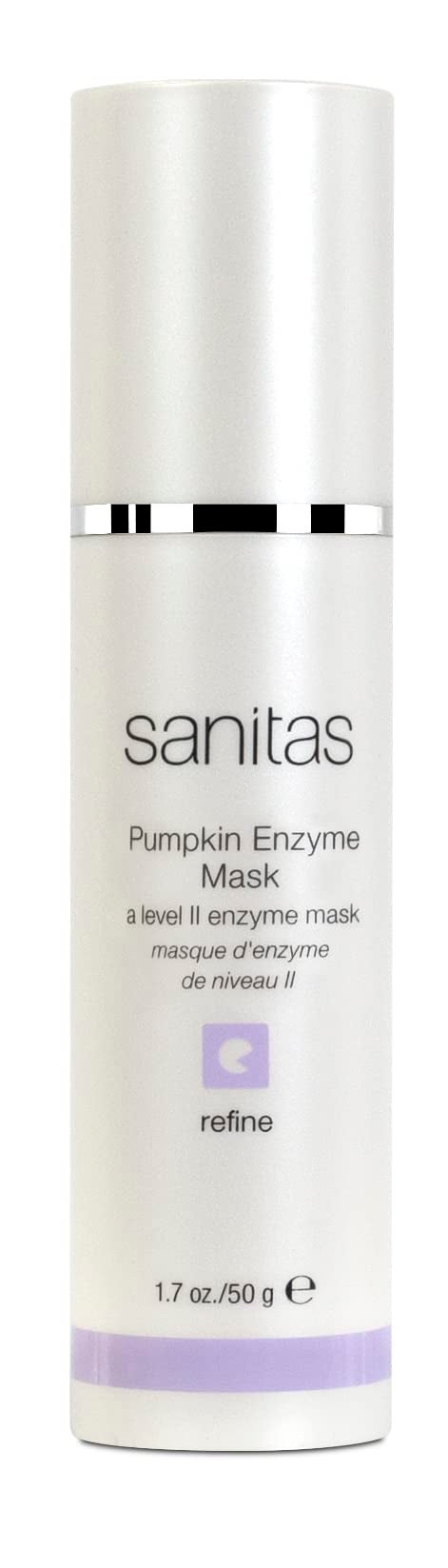 Sanitas Skincare Pumpkin Enzyme Mask Exfoliating Brightening Treatment Mask Organic Pumpkin Vitamin C Vitamin E 17 Ounce