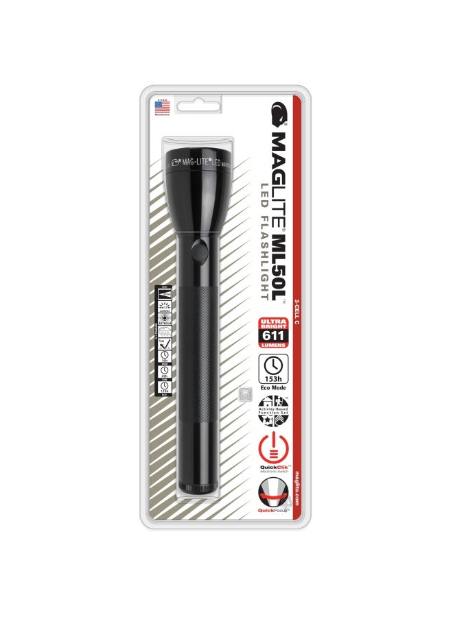 MAGLITE Mag Instrument lite ML50L LED 3Cell C Flashlight Black ML50LS3016 - Image 4