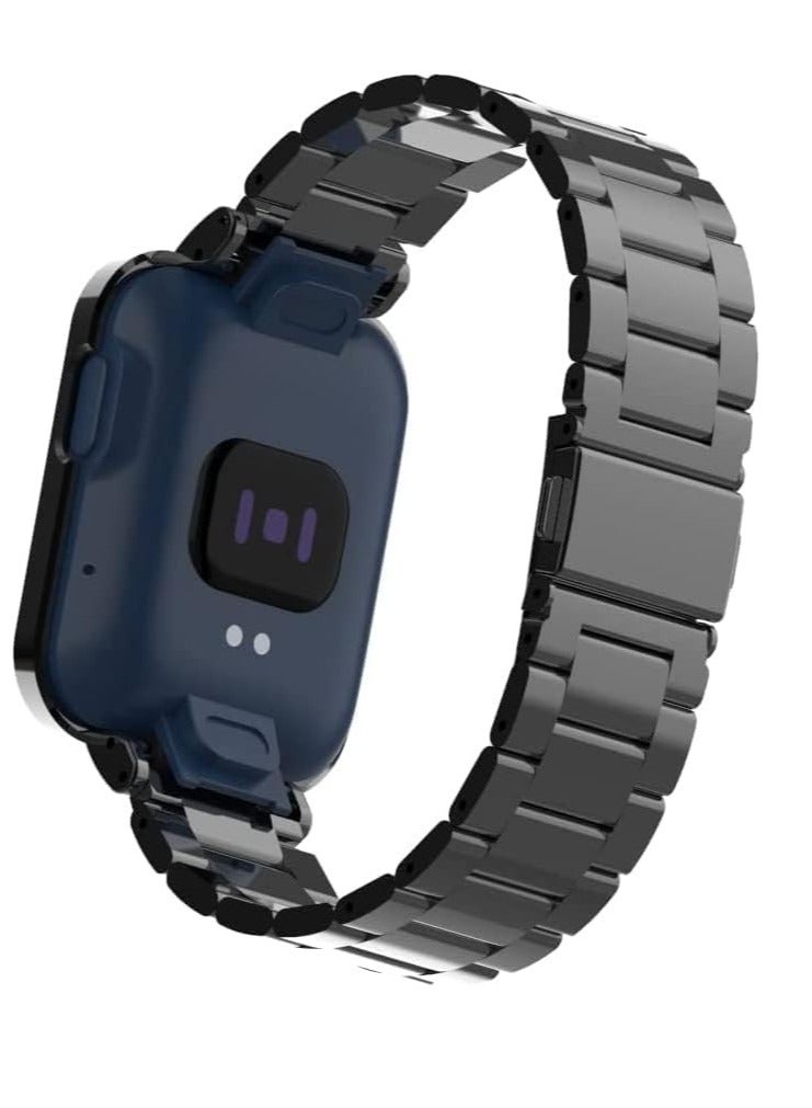 2in1 Stainless Steel Watch Band Strap With Metal Cover Magnetic For Xiaomi Mi Watch Lite/Redmi Watch Bracelet Frame Cover Protective Case Metal Watchband - Image 3