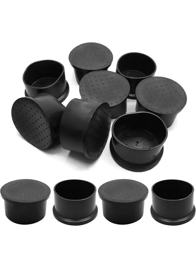 Round Rubber Furniture Feet Covers 25MM 12 Pack Non Slip Chair Leg Protectors - Image 2