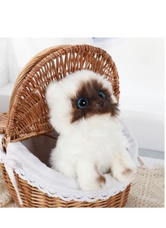 Y&D Cat Plush Toy Simulated Siamese cat shape Material Soft Shape Realistic 10 Inch Kitten Doll Cute Ragdoll Great Birthday Gift for Kids Friends Lovers  - Image 2