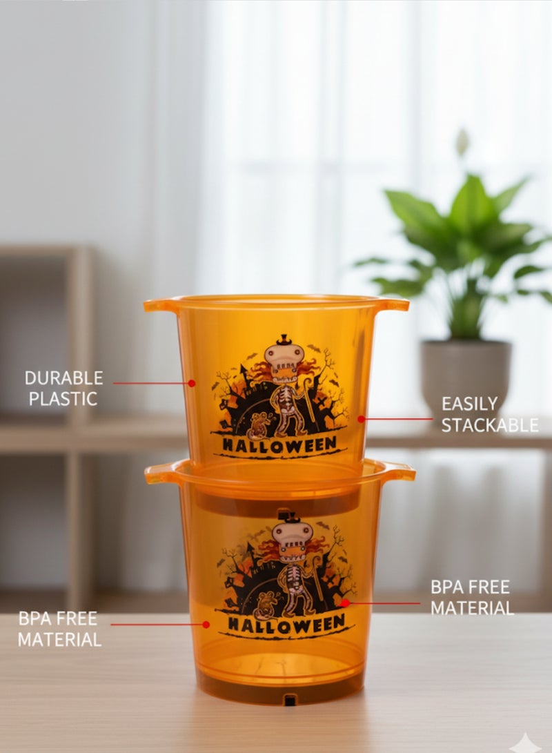 FEELINGS PUMPKIN BUCKET WITH LIGHT 27CM - Image 3