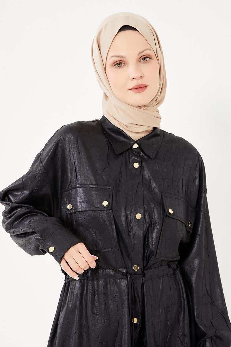 Levidor Black Waist Drawstring Sports Suit - Image 3