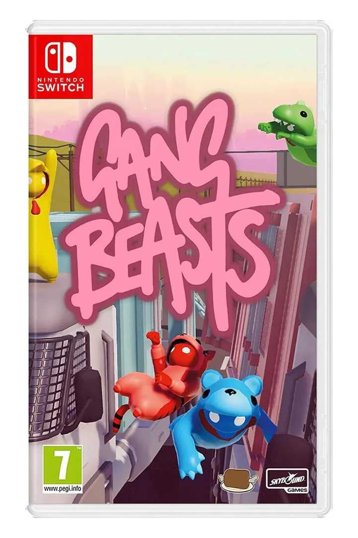 سويتش 0 Gang Beasts - إصدار Nintendo Switch - لعبة قتال جماعي مضحكة ومثالية للحفلات - Image 1
