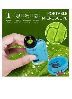 Generic Portable Microscope for Kids, Handheld Miniscope for Kids, Mini Labsters Portable Microscope for Kids Ages 8-12, Pocket Microscope 60x-180x, for STEM Educational Toy, Scientific Experiment  - Image 2