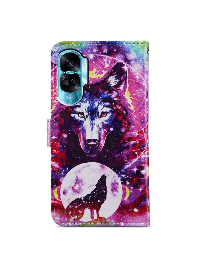 S-TOP Case For Honor 90 Lite Painted Pattern Horizontal Flip Leather Phone Case - Image 3