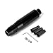 ZNDAW Automatic Shift Knob with Push Button 57 Weighted Shifter Lever Handle Car Gear Head with Adapters Aluminum Alloy Gear Shifting Lever for Most Auto Transmission Vehicle Black - Image 2