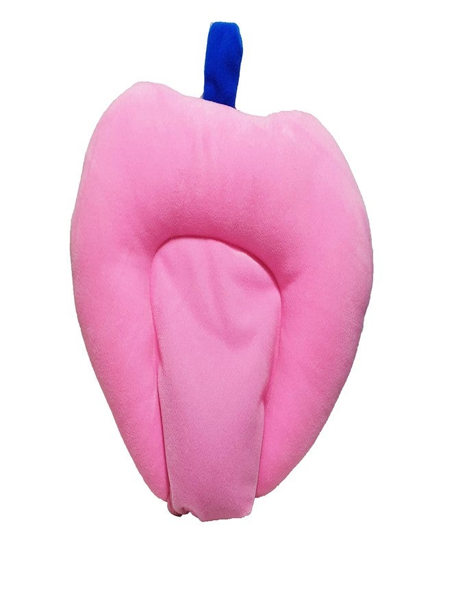 Heights Infant Baby Pillow for 0-8 Months Baby (Mustard Rai Seeds Pillow) Apple Shape (Pink) - Image 3
