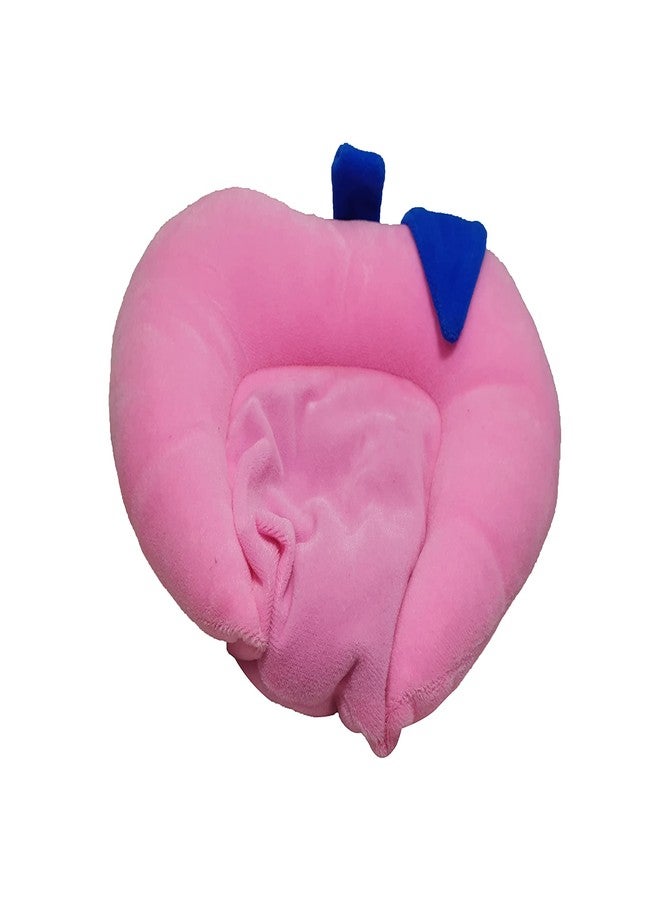Heights Infant Baby Pillow for 0-8 Months Baby (Mustard Rai Seeds Pillow) Apple Shape (Pink) - Image 2