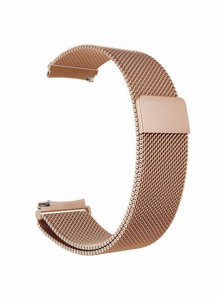 Motim - Metal Magnetic Watch Band for Apple watch7/SE/6/5/4/32 and Samsung Watch 4 Stainless Steel Mesh Replacement Strap 20mm - Image 1