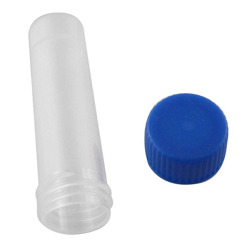 JCBIZ 40pcs Plastic 5ml Frozen Tube Cryopreservation Tube with Cap and Frosted Scale Cold Storage Centrifuge Container - Image 3