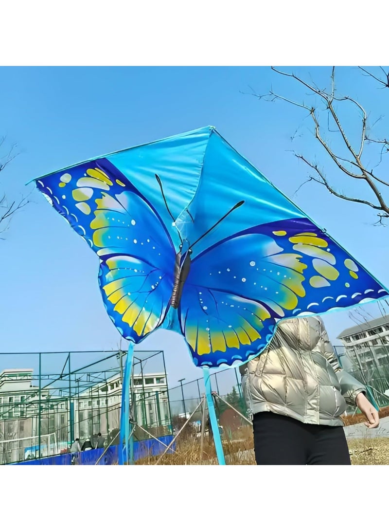 Maanys Butterfly Kite for Kids, 160x85cm Large Flying Toy, Beach Toys for Boys & Girls, Single Line Easy-to-Fly Kite with Handle, Outdoor Fun for All Ages - Image 3